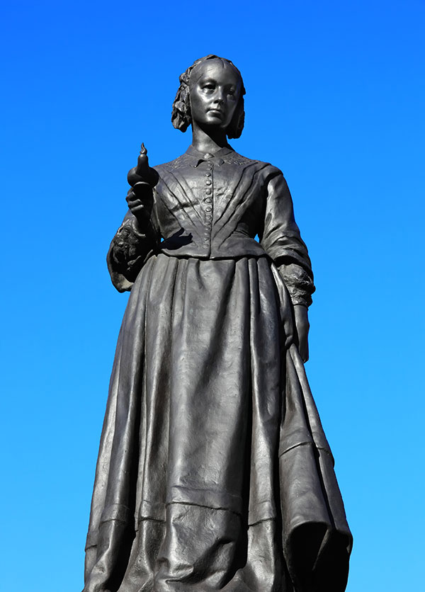 Florence_Nightingale Statue of Florence Nightingale in London