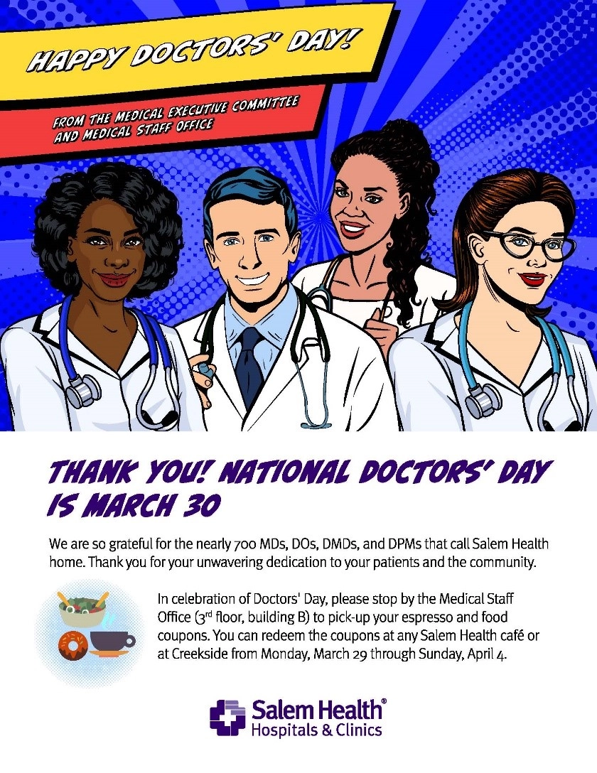 Honoring National Doctors’ Day!
