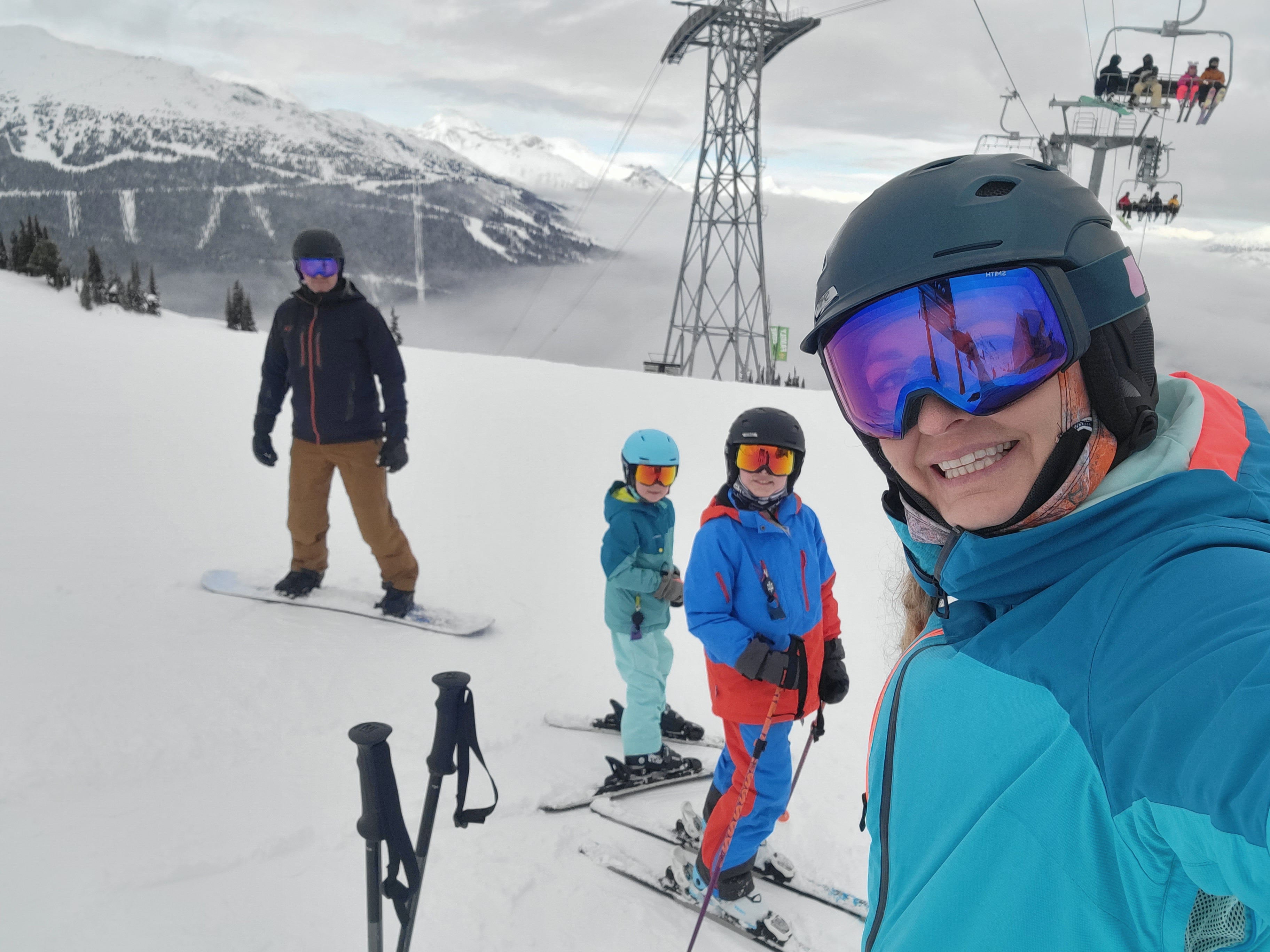 webber_7 Dr. Webber on the ski slopes with her family.