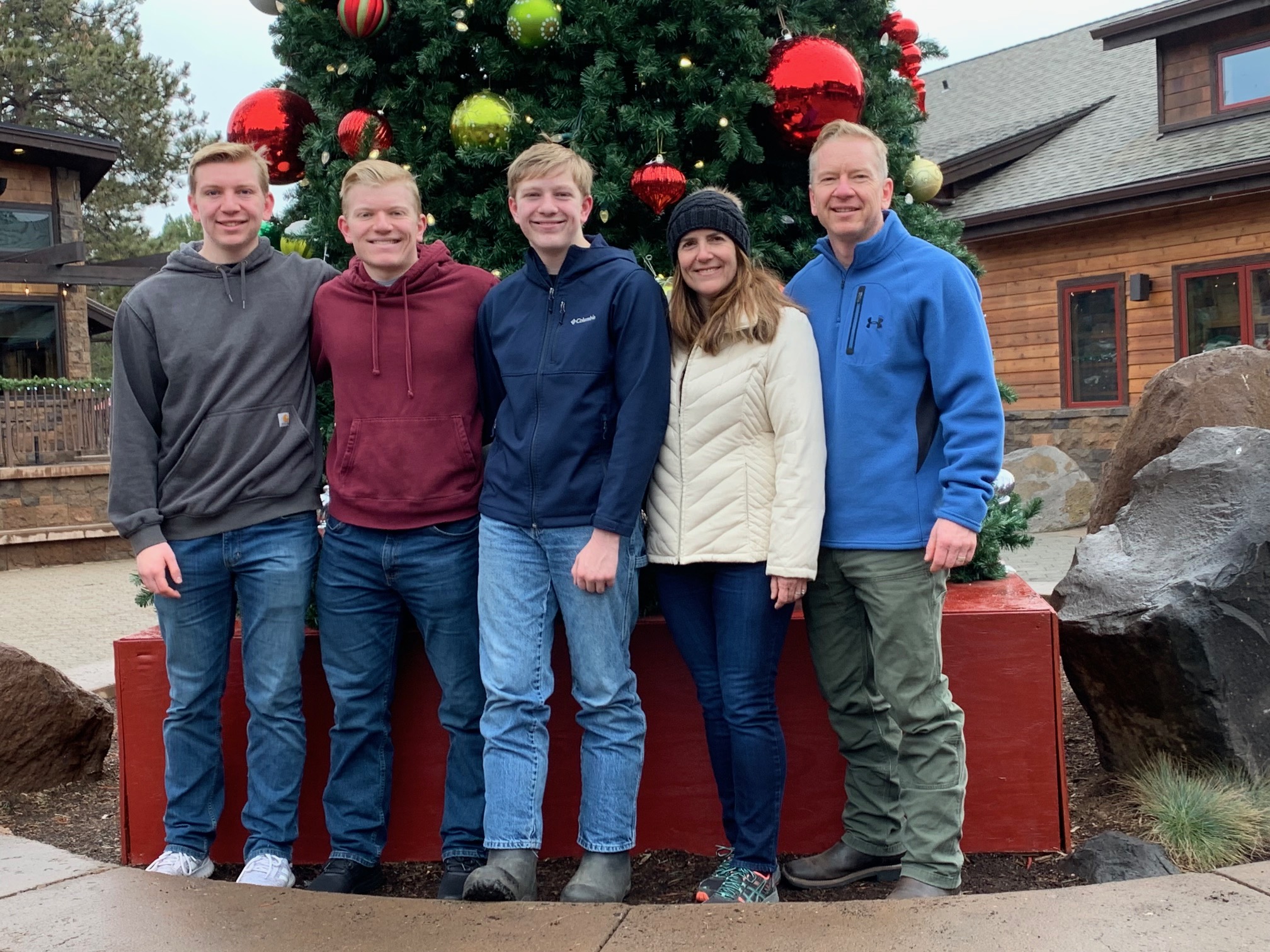 Sunriver Dr. Mikeska with his family in Sunriver in the winter.