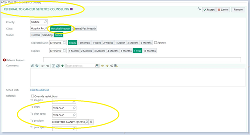 cancer genetics referral highlighted cancer genetics referral highlighted