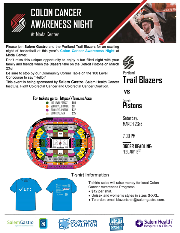 Colon Cancer Awareness Night 2019 - Final Colon Cancer Awareness Night 2019 - Final