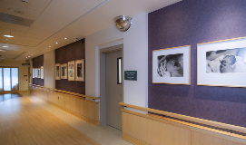 Labor and delivery unit hallway Salem Hospital Family Birth Center