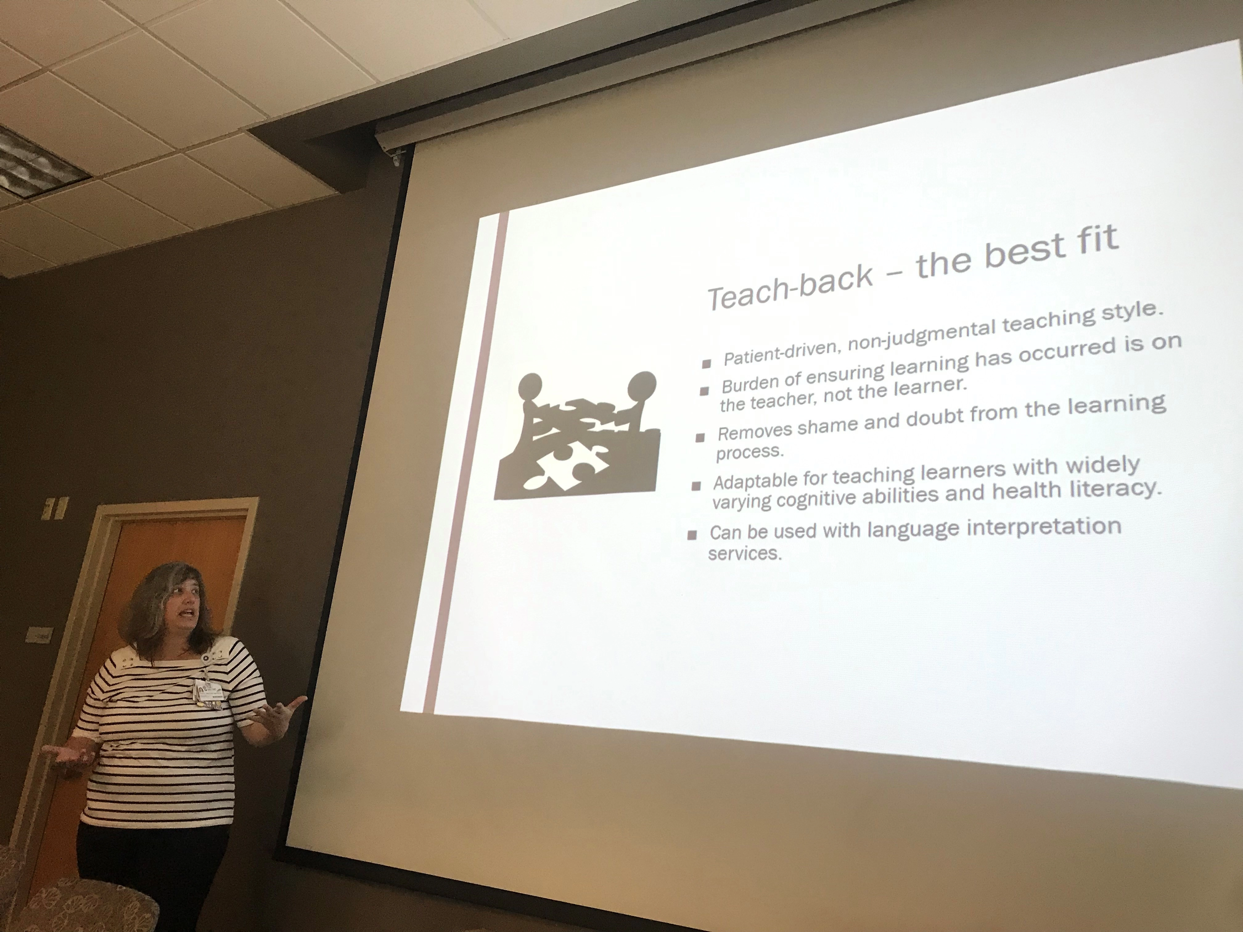 teach back