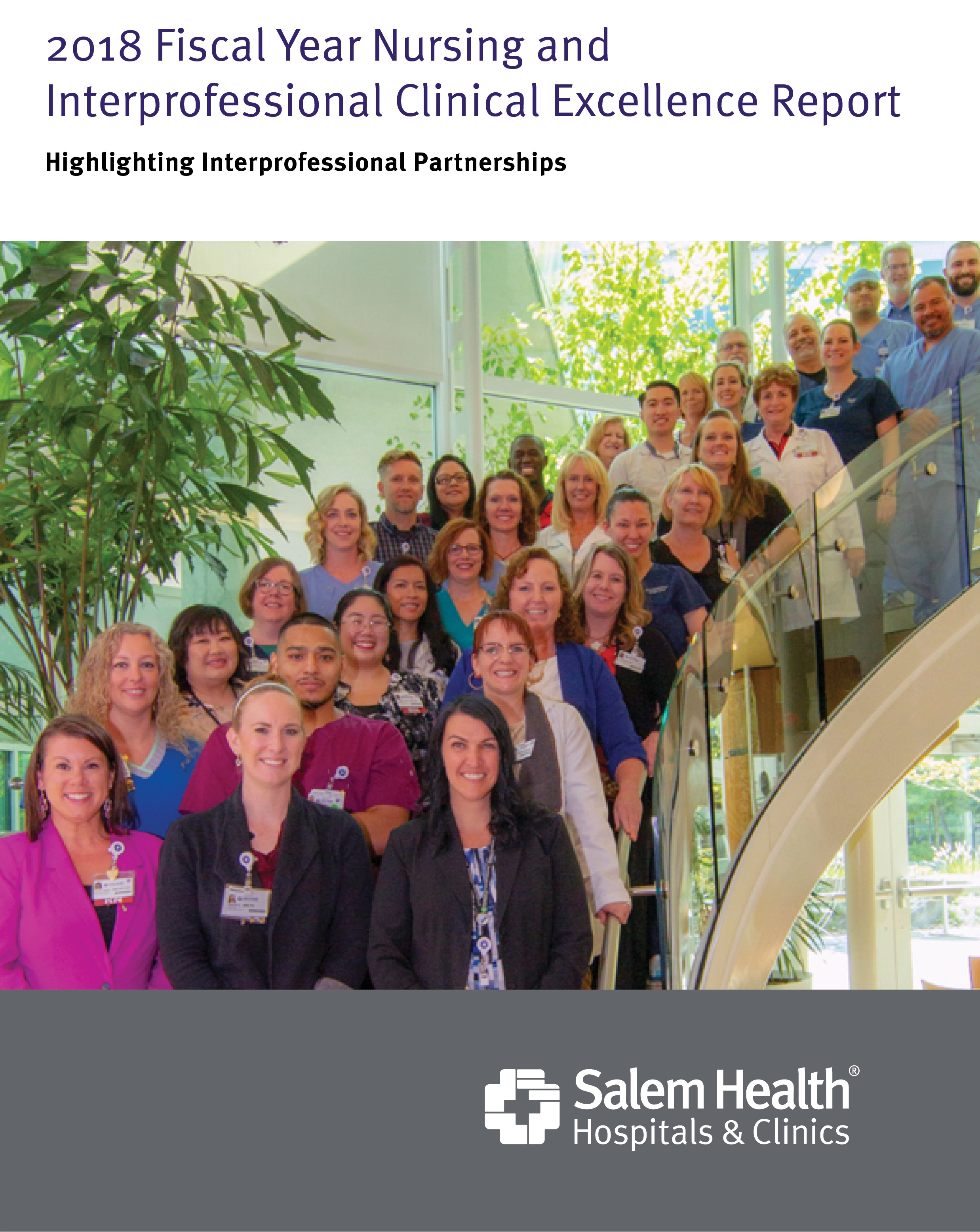 nursing annual report cover 2018