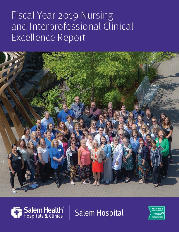 Click this image to open a PDF of the 2019 nursing annual report.