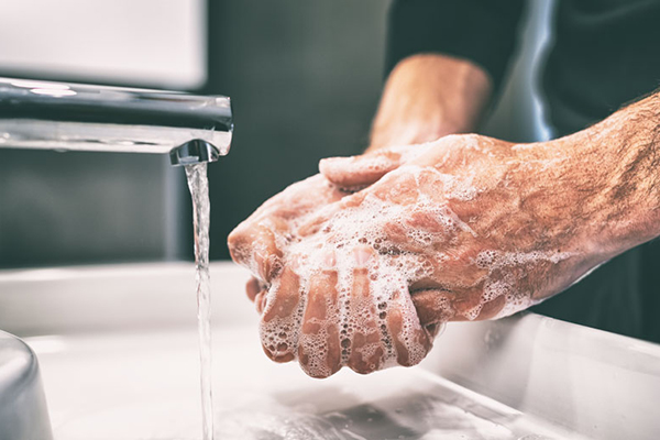 Hand washing for safety