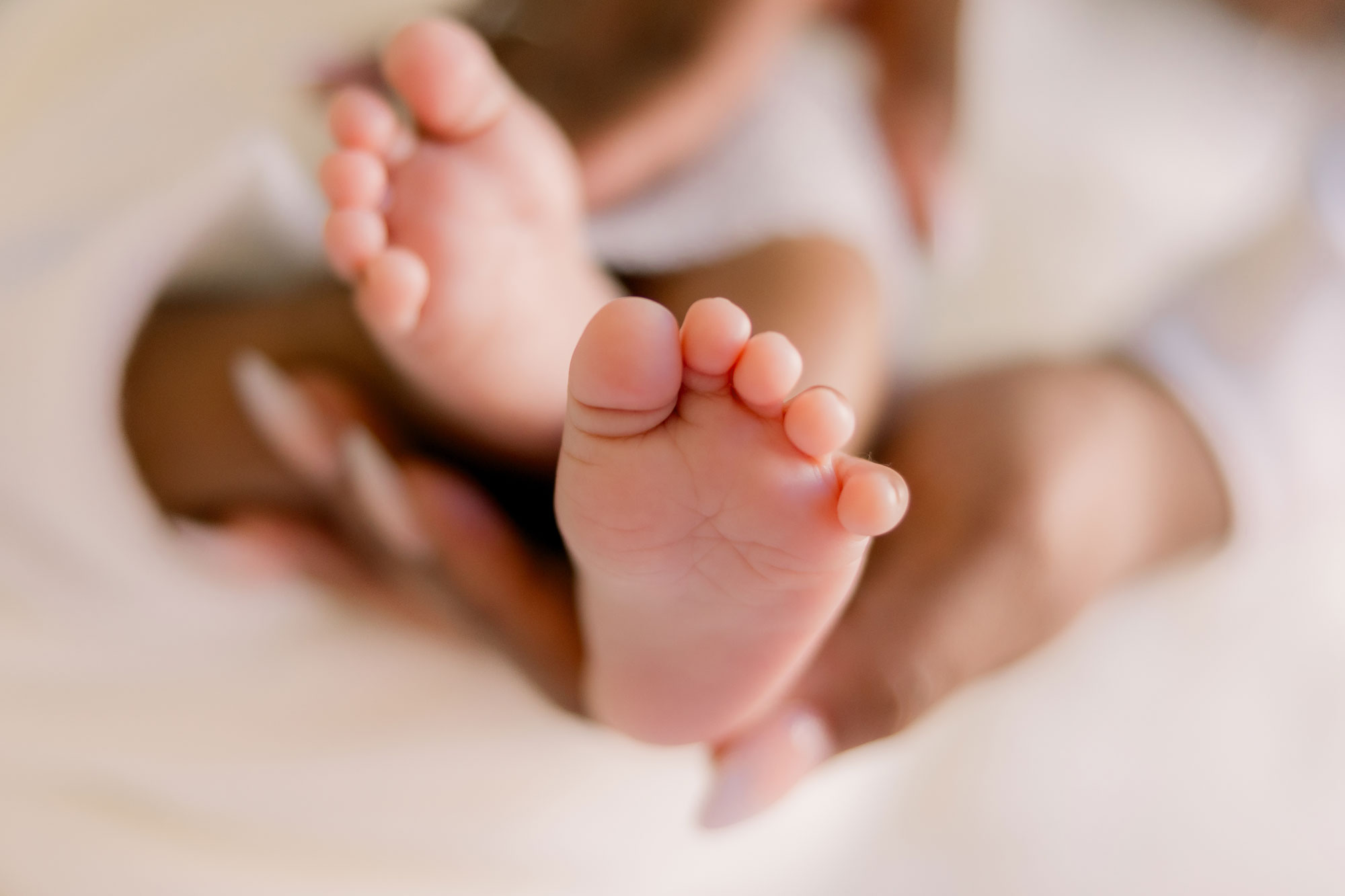 Infant toes
