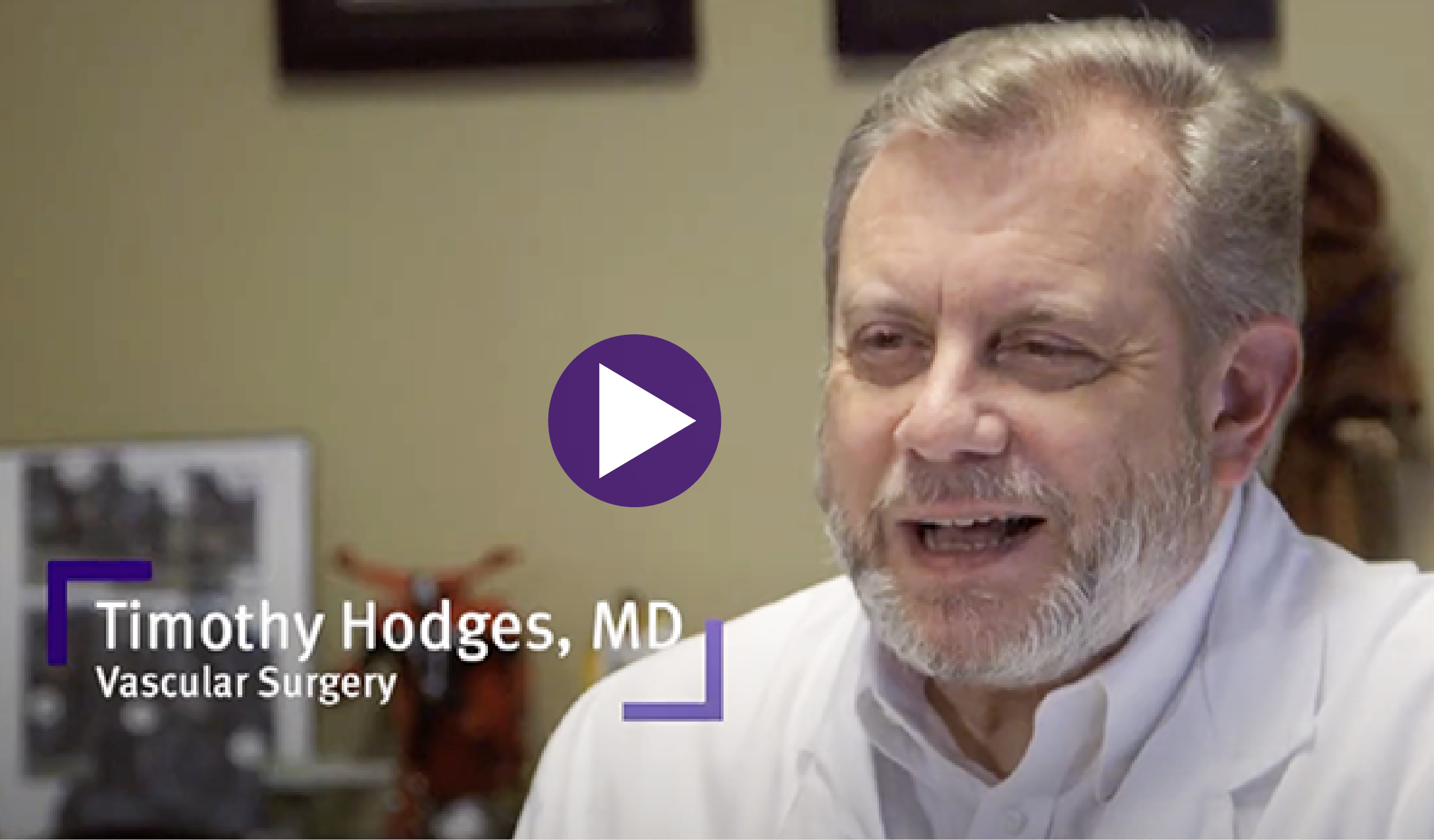 Dr. Hodges discusses his approach to vascular care.