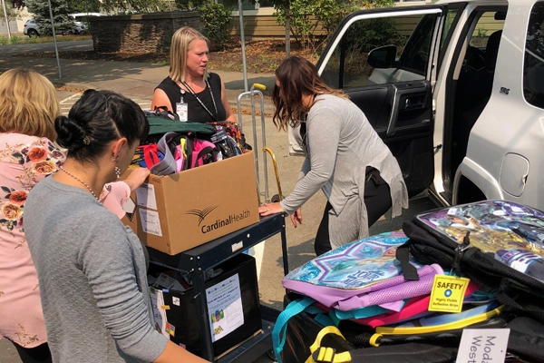 Salem Health backpack drive2web