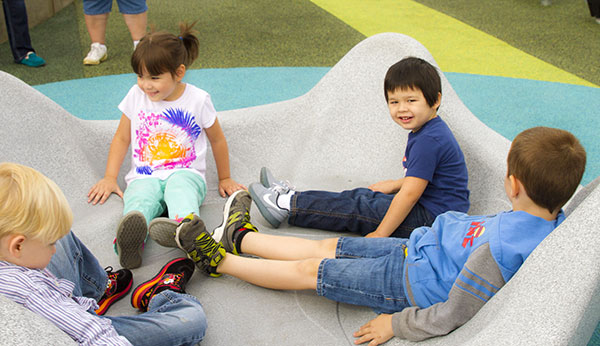 Kids playing at Let's All Play Place