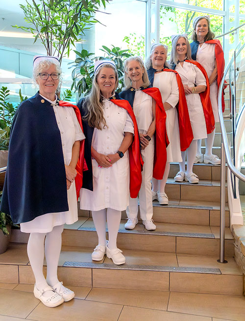 Nurse_Guard_leaders Salem Nurse Honor Guard leadership