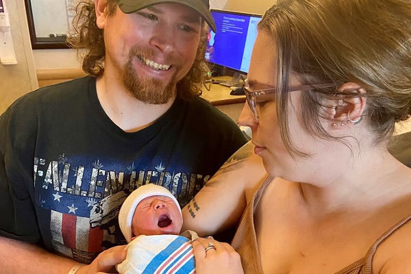 First baby born in 2024 arrives right at midnight