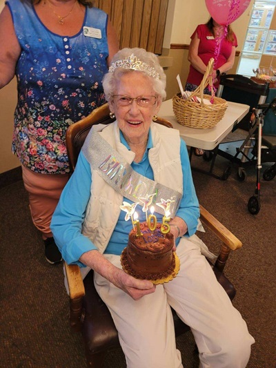Irene Jones 105 birthday cake