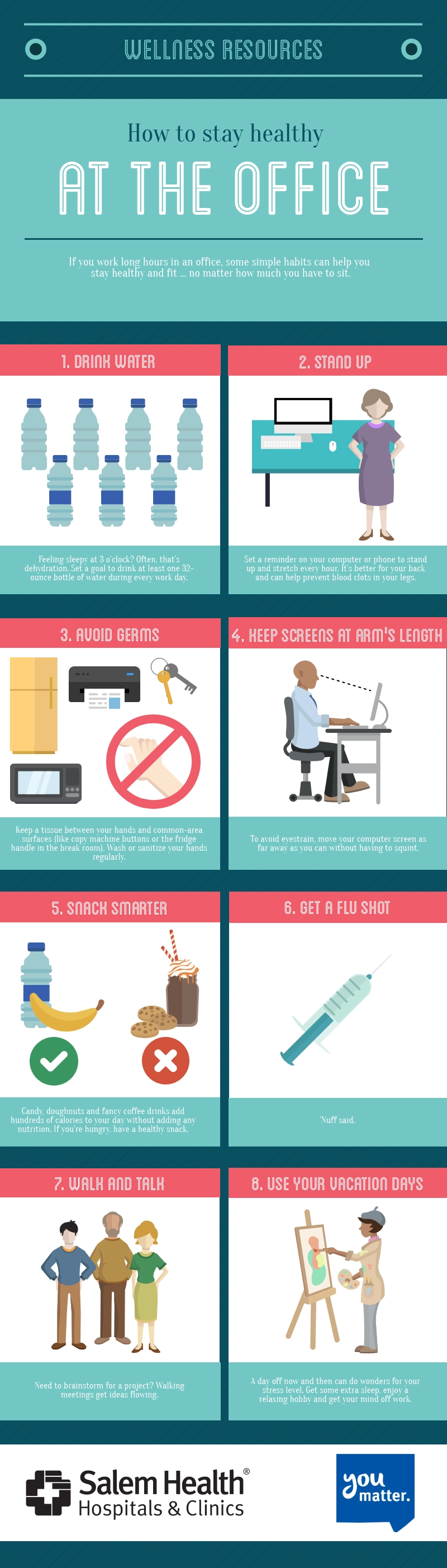 Office health infographic