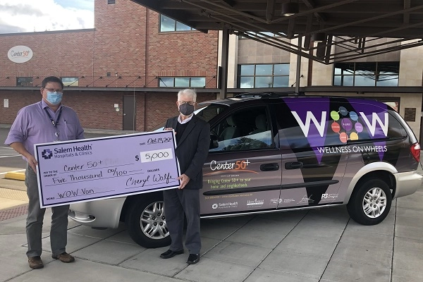 A photo of the new Salem Health WOW van, in partnership with Center 50+